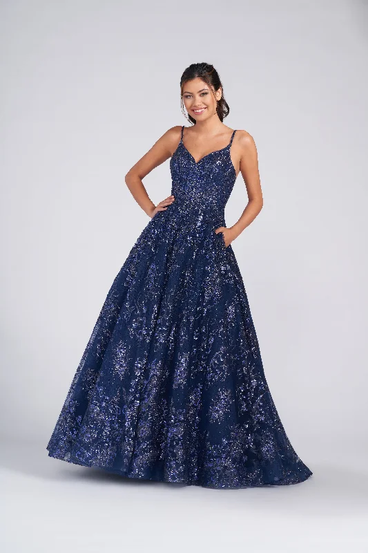 Fancy Evening Dress Colette CL12261 Sequin Long Prom Beaded Formal Ball Gown