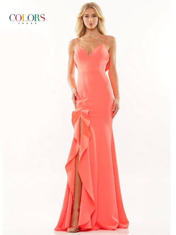 Royal Blue Dress Colors 2646 Colors Long Formal Mermaid Fit Prom Dress Sale
