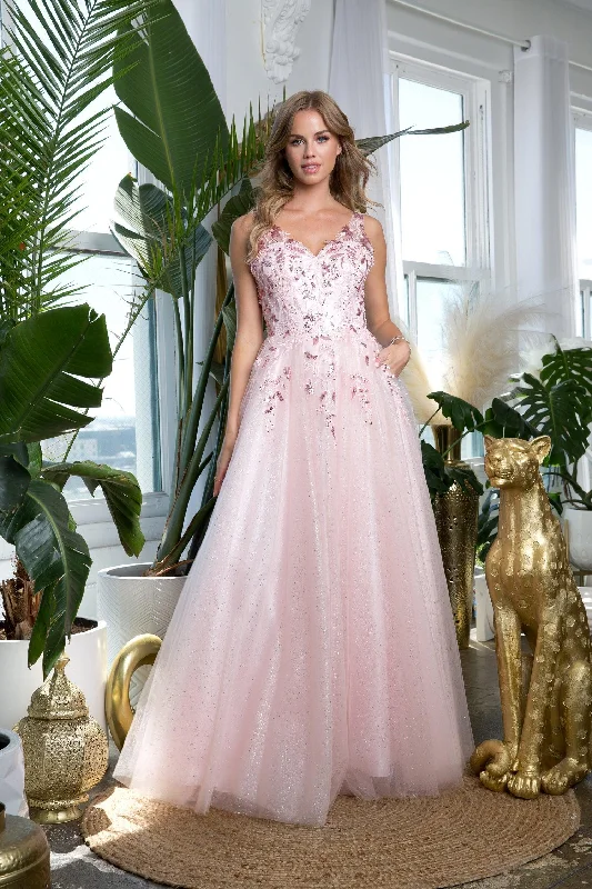 Tulle Skirt Dress Eva Fashion 5244 Long Sleeveless Formal Prom Dress Sale