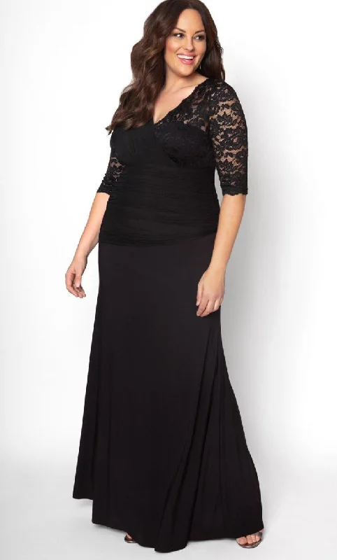 Formal Red Dress Kiyonna Evening Long Plus Size Gown