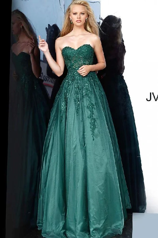 Modest Chiffon Dress Jovani 00915 Long Prom Ball Gown