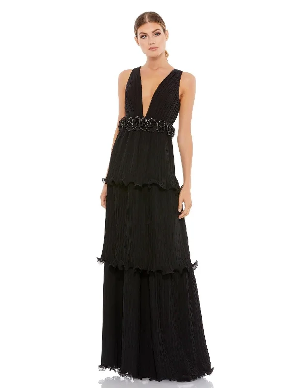 Classic Couture Dress Mac Duggal 49281 Long Sleeveless Formal Prom Dress Sale