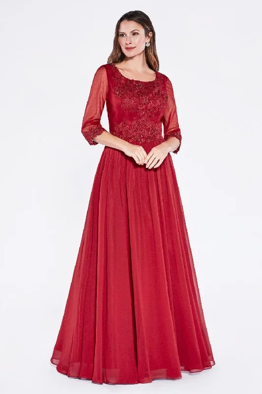 Lavish Evening Gown Cinderella Divine CD1014 Mother of the Bride Long Dress Formal
