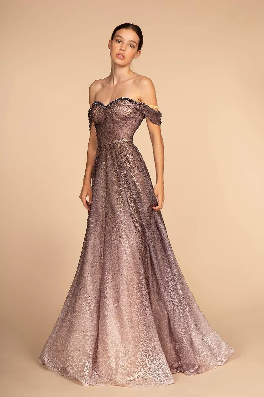 Dark Green Dress Off Shoulder Ball Gown Long  Prom Dress