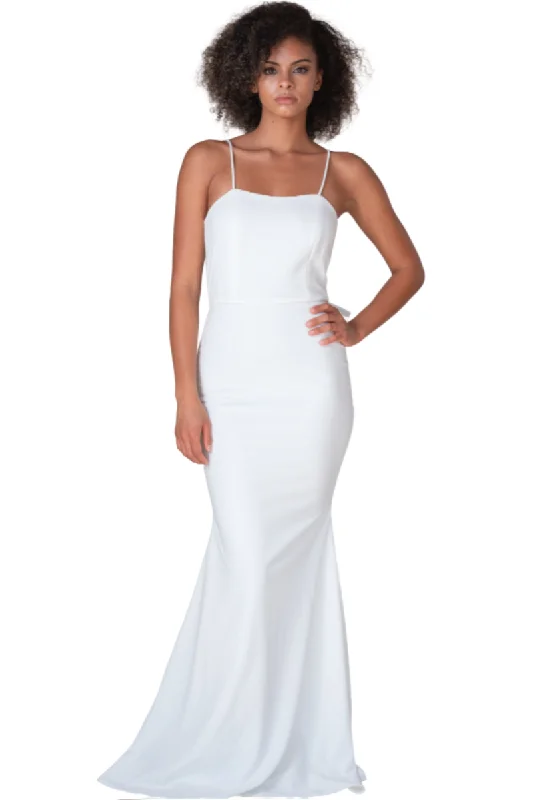 Sophisticated Party Dress Pia Gladys Perey DAVINA Stretch Crepe Mermaid Bridesmaid Dress Sophisticated Party Dress Pia Gladys Perey DAVINA Stretch Crepe Mermaid Bridesmaid Dress