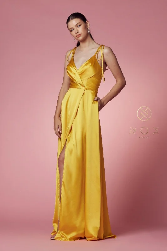 Regal Velvet Gown Formal Long Prom Dress
