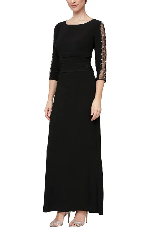 Beautiful Floor-Length Dress SL Fashions 9435172 Plus Size Long Jersey Dress