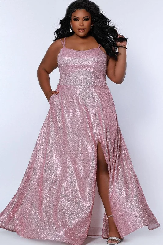 Romantic Evening Gown Sydneys Closet SC7349 Plus Size Long Formal Prom Dress Sale