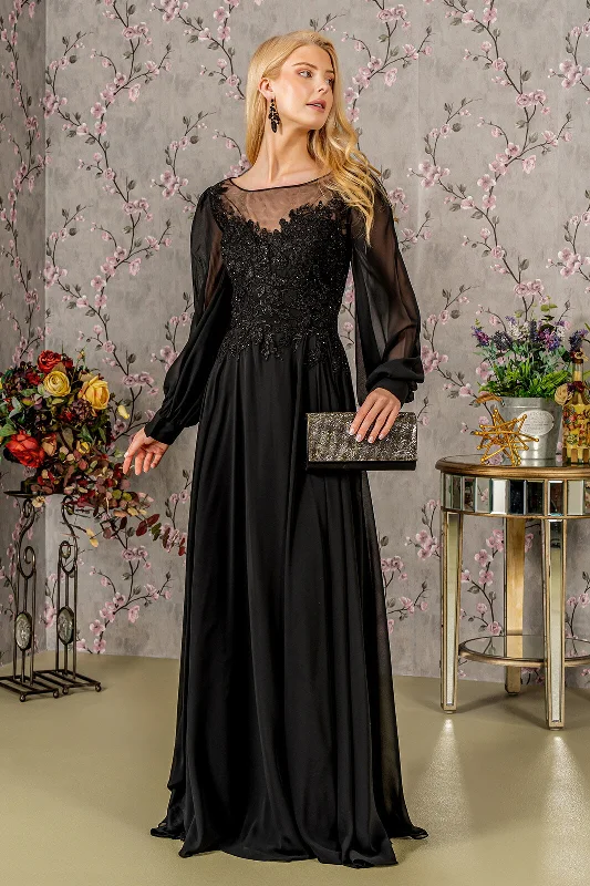 Modern Ball Gown A Line Long Formal Mother of the Bride Dress