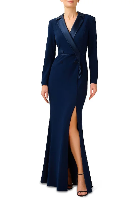 Timeless Gown Adrianna Papell AP1E208437 Fitted Long Sleeve Formal Dress