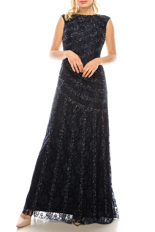 Ethereal Formal Gown Aidan Mattox Long Cap Sleeve Formal Gown 054471850
