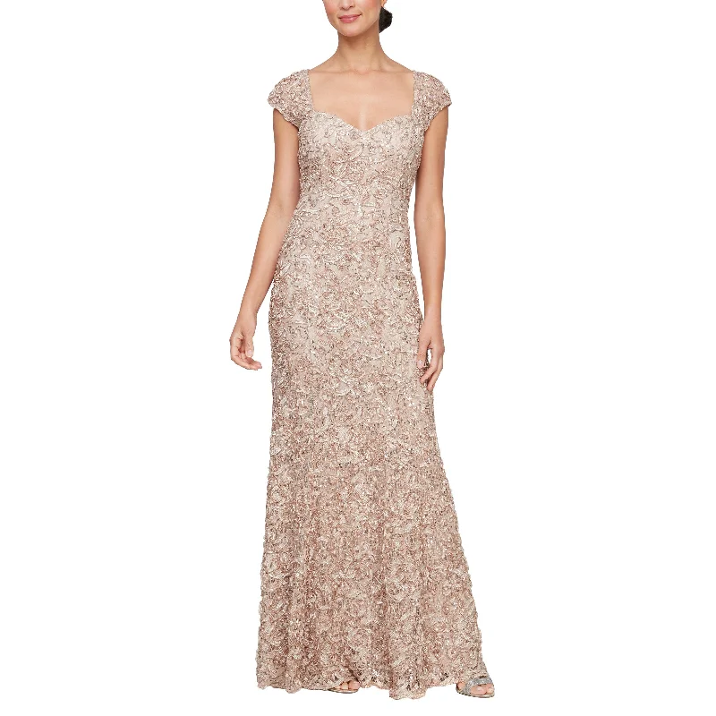 Elegant Wedding Gown Alex Evenings 81122588 Long Evening Mother of the Bride Dress Elegant Wedding Gown Alex Evenings 81122588 Long Evening Mother of the Bride Dress