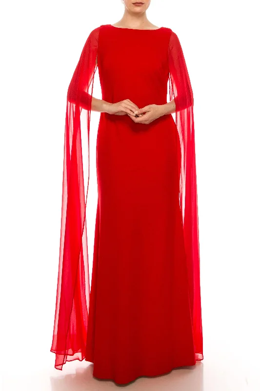 Gold Embellished Gown Alex Evenings 8160255 Long Formal Chiffon Dress