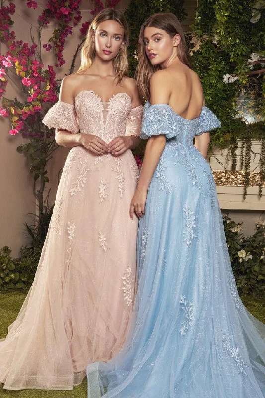 Exquisite Couture Dress Andrea & Leo A1046 Blush 6 Sale