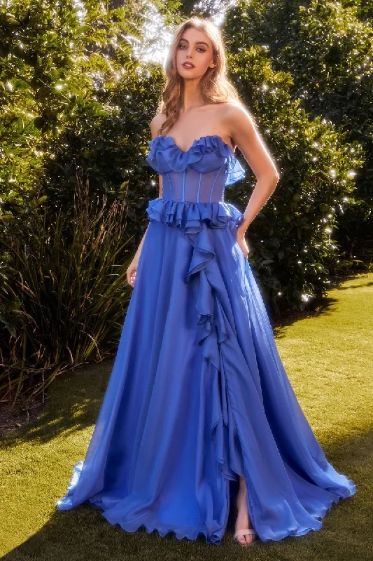 Party Ready Dress Andrea & Leo A1341 Formal Prom Long A Line Dress