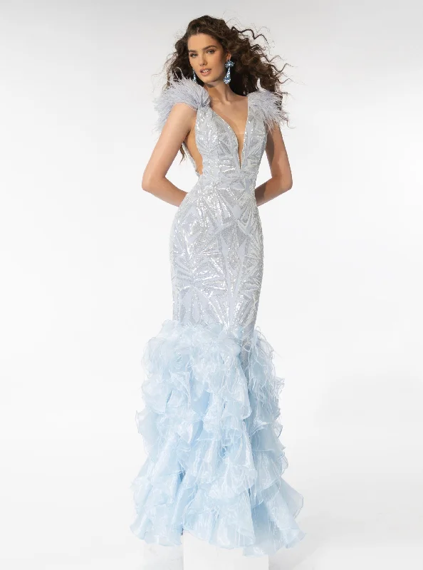 Glamorous Formal Dress Ava Presley 39315 Long Formal Glitter Mermaid Prom Gown