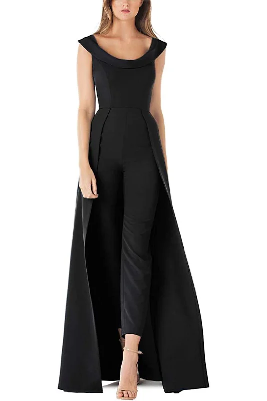 Burgundy Maxi Dress Black 14 Kay Unger 5541306 Long Formal Jumpsuit Sale