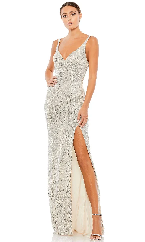 Satin Mermaid Dress Ieena Duggal 26443I