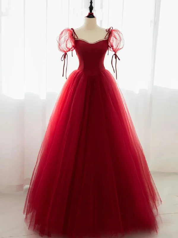 Unique Cocktail Dress Burgundy Long Prom Dresses, Burgundy Formal Graduation Dresses Unique Cocktail Dress Burgundy Long Prom Dresses, Burgundy Formal Graduation Dresses
