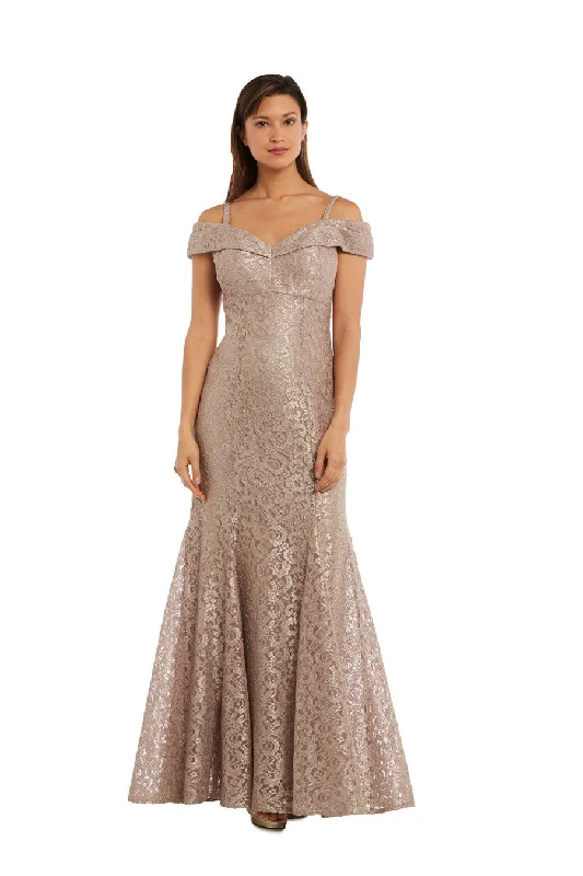 Gorgeous Party Dress Champagne 12 R&M Richards 2047 Long Formal Dress Sale