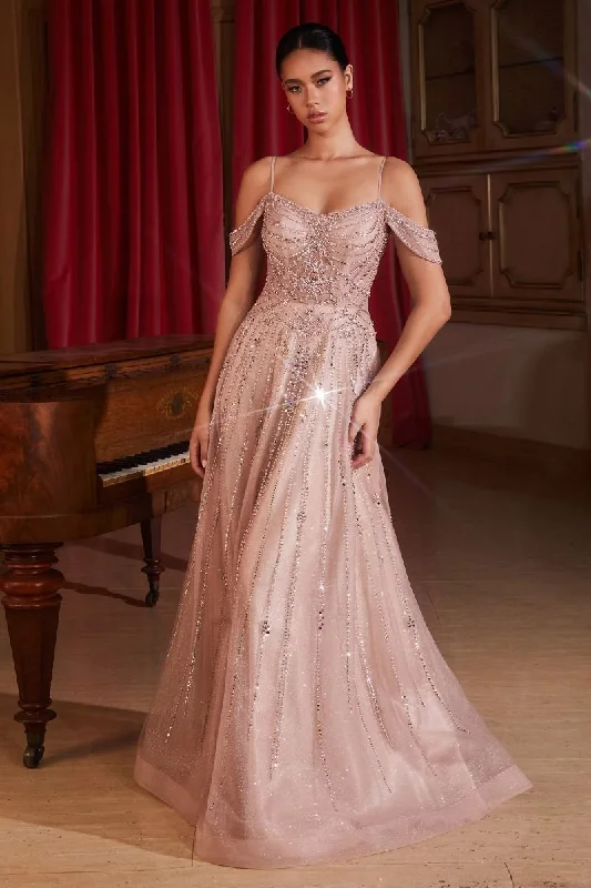 Majestic Ball Gown Cinderella Divine CB147 Long A Line Formal Prom Dress