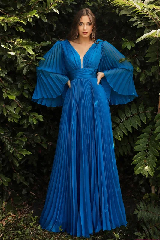 Trendy Evening Gown Cinderella Divine CD242 Teal 8 Sale