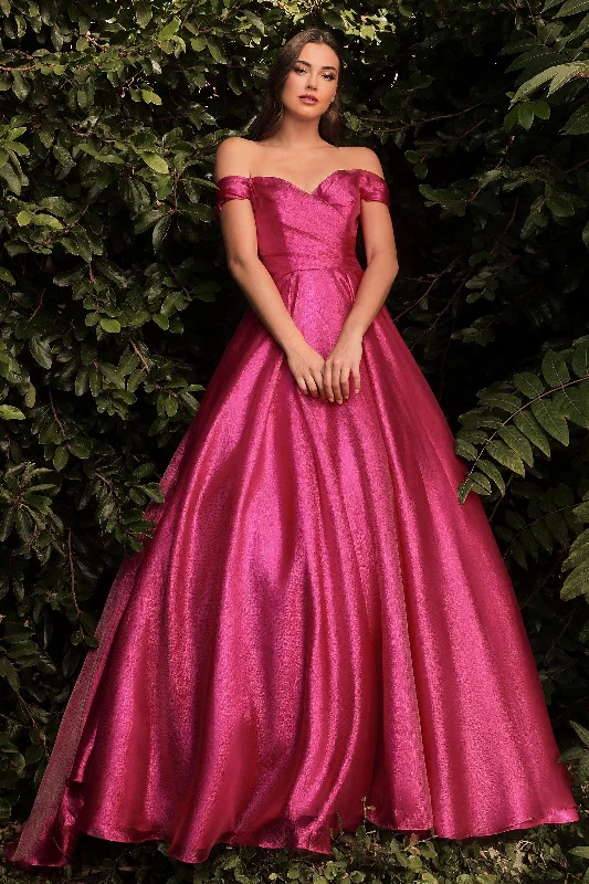 Chic Formal Gown Cinderella Divine J822 Fuchsia 6 Sale
