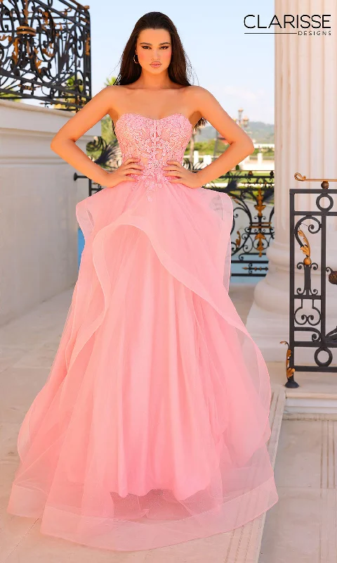 Metallic Formal Dress Clarisse 810789