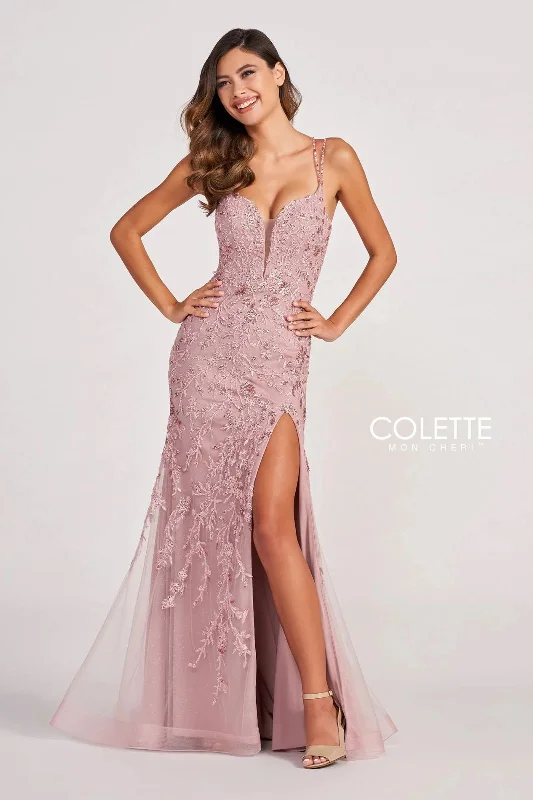 Regal Ball Gown Colette CL2015 Beaded Formal Applique Long Prom Dress