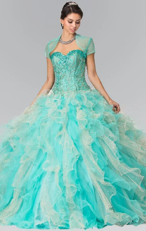 Dazzling Evening Dress Elizabeth K - GL2210 Jeweled Sweetheart Ballgown