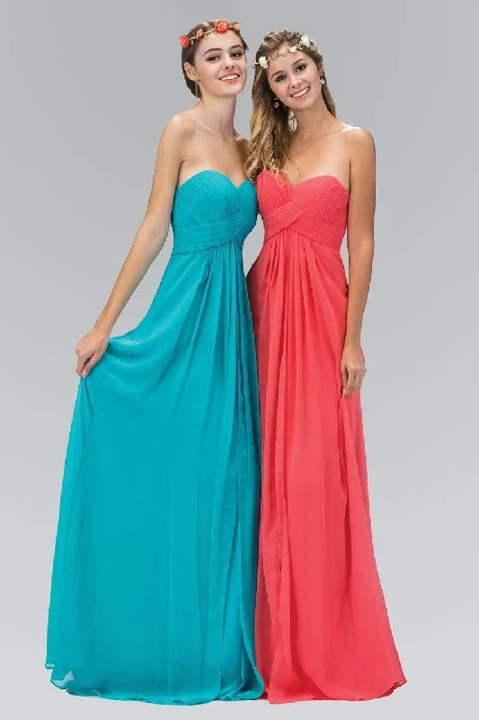 Dreamy Wedding Gown Elizabeth K - GL1122 Pleated Sweetheart Chiffon A-line Dress