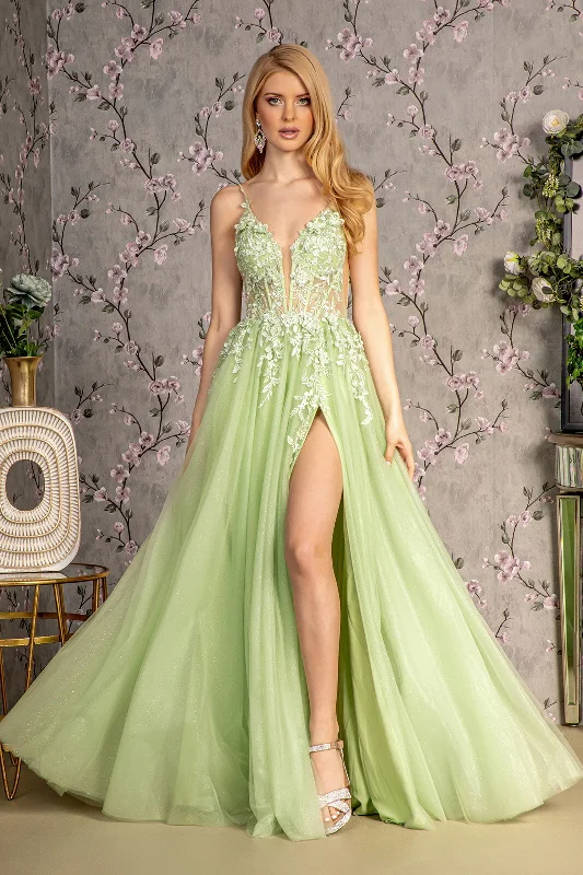 Gorgeous Party Dress Glitter A Line Long Formal Prom Gown