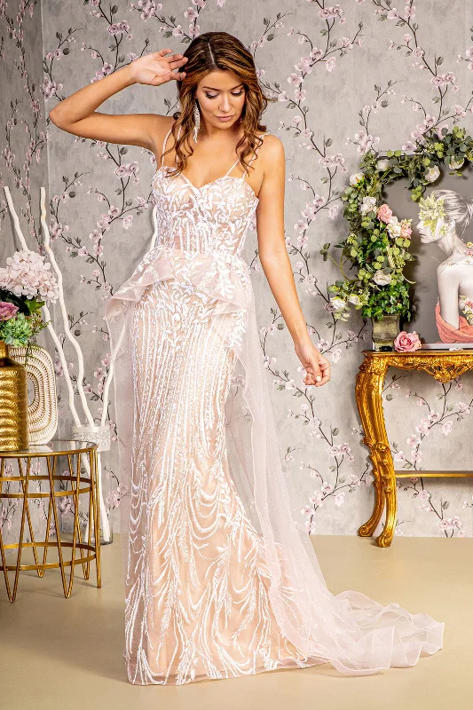 Show-Stopping Evening Gown Glitter Mermaid Evening Long Prom Dress