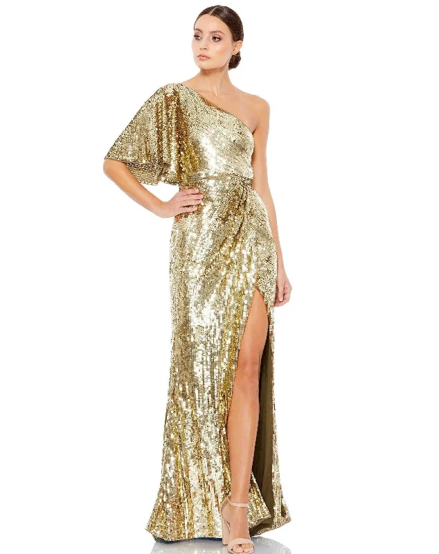 Elegant Tulle Gown Gold 4 Mac Duggal 93540 Long One Shoulder Bell Sleeve Gown Sale Elegant Tulle Gown Gold 4 Mac Duggal 93540 Long One Shoulder Bell Sleeve Gown Sale