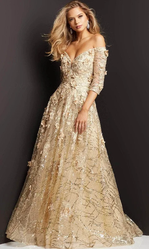 Statement Sleeve Dress Jovani 06636  Dress