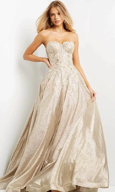 Lavish Red Gown Jovani 07497  Dress