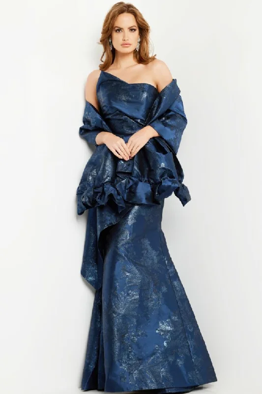 Party Ready Dress Jovani 23624 Long Evening Mermaid Ruffle Formal Dress