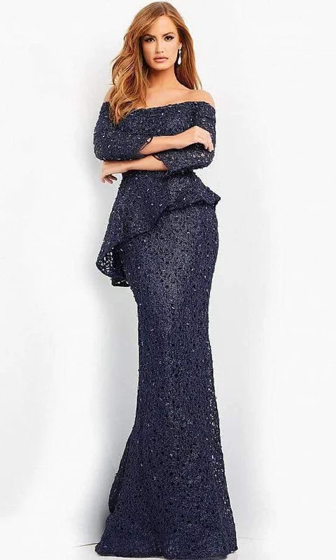 Floral Beaded Gown Jovani 455 Dress