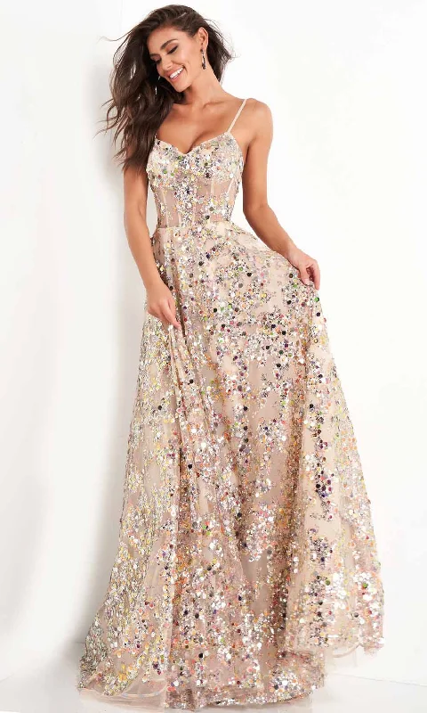 Floral Embroidery Dress Jovani 4630 Dress