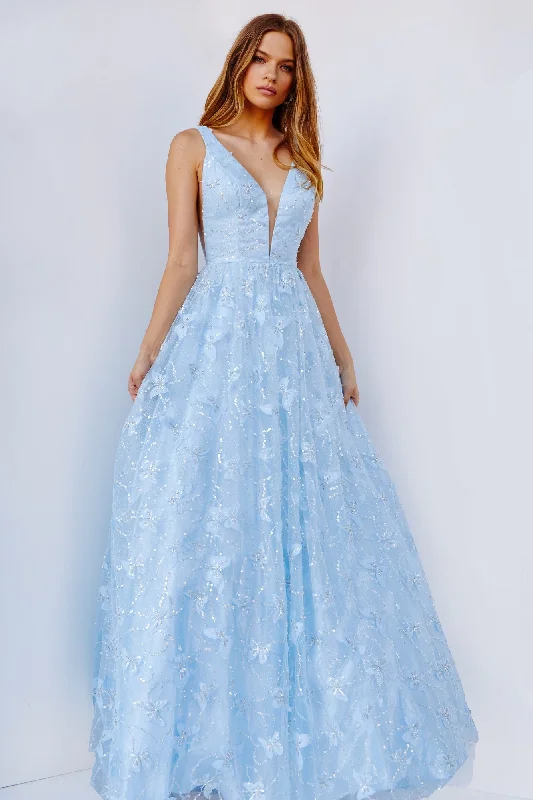 Rhinestone Embellished Dress JVN JVN24182 Dress