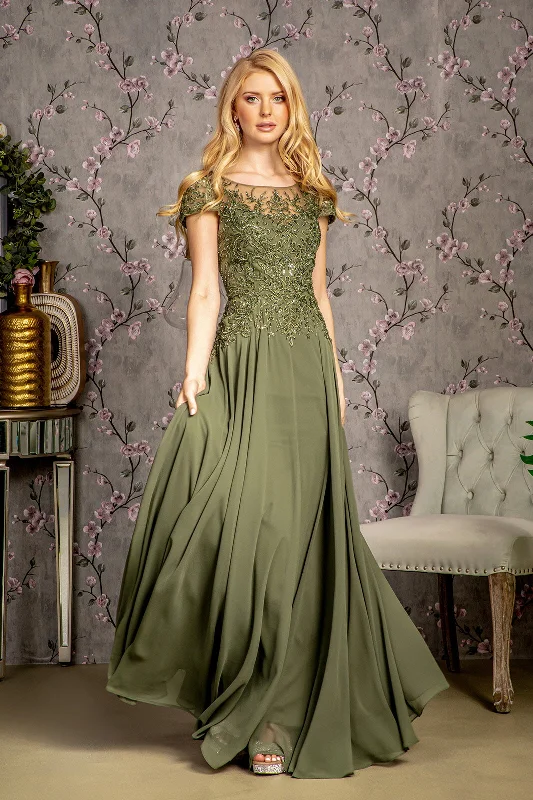 Dazzling Evening Dress Long Formal Mother of the Bride Dress
