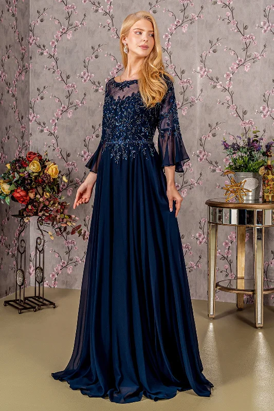 Majestic Ball Gown Long Mother of the Bride Formal Dress