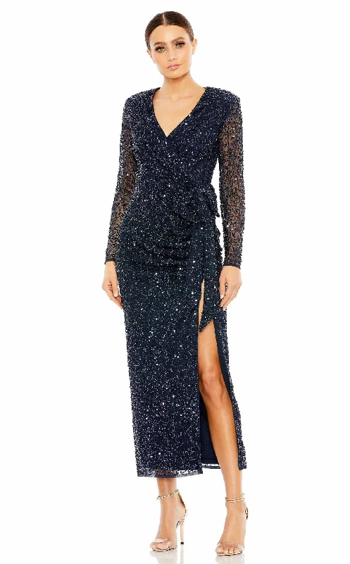 Modest Chiffon Dress Mac Duggal 10558 Dress