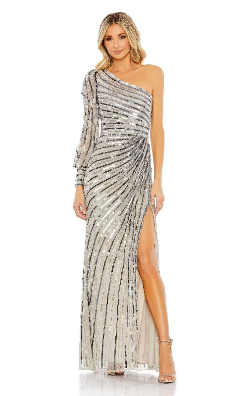 Floral Beaded Gown Mac Duggal 10793 Dress