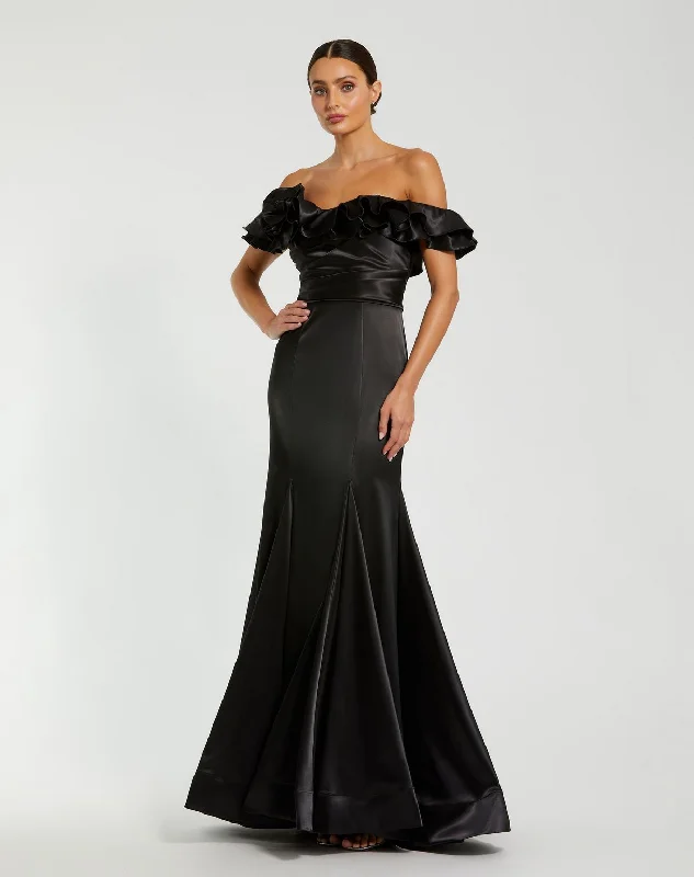 Puffy Formal Dress Mac Duggal 49834 Long Mermaid Formal Evening Prom Dress