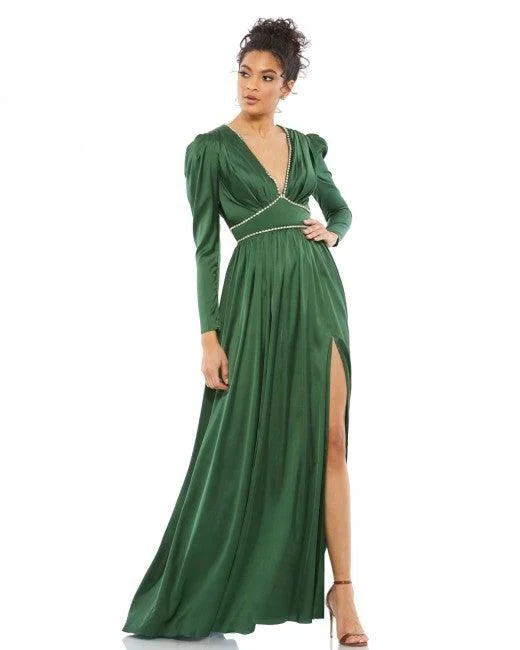 Rose Gold Dress Mac Duggal 55702 Emerald 18 Sale