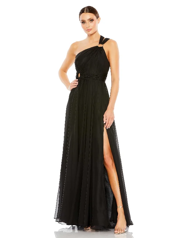 Royal Blue Dress Mac Duggal 55820 Long A Line Formal Prom Dress