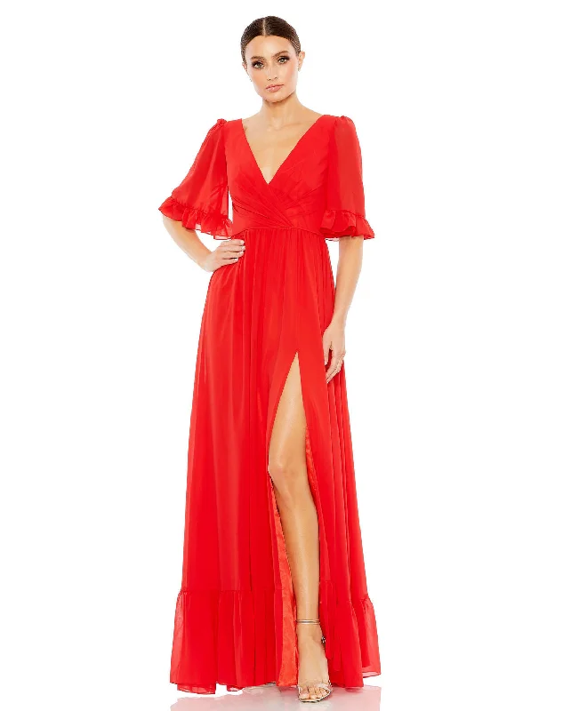 Chic Formal Gown Mac Duggal 55867 Long Formal A Line Evening Dress