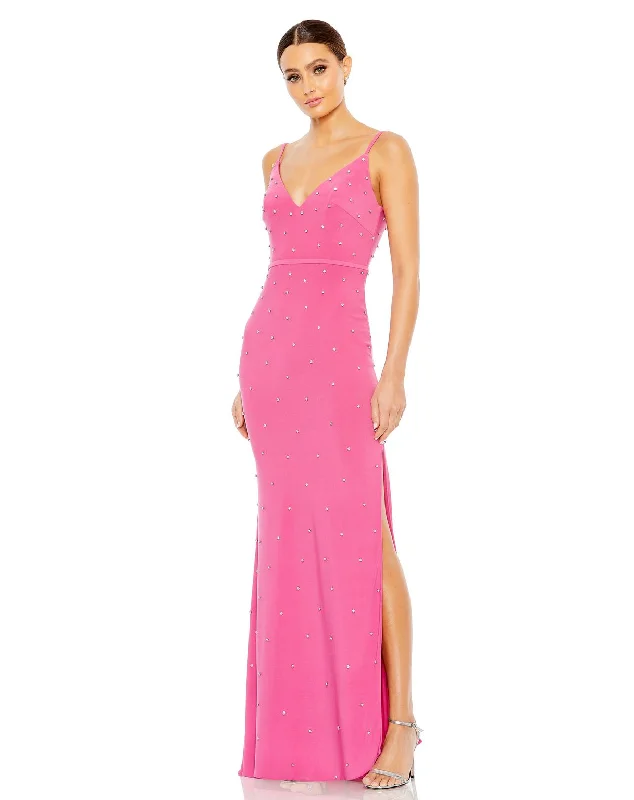 Glamorous Formal Dress Mac Duggal 67812 Long Fitted Formal Prom Gown