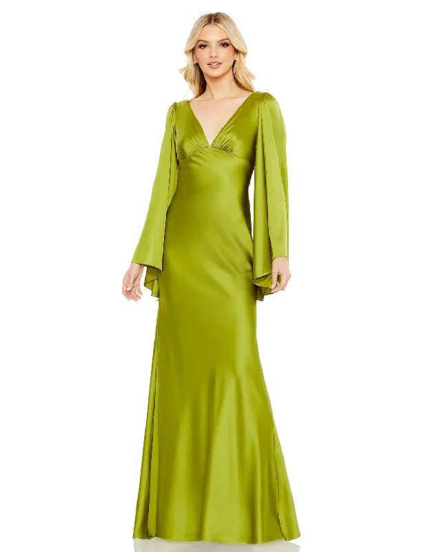 Red Carpet Dress Mac Duggal 68344 Long Sleeve Formal Evening Dress